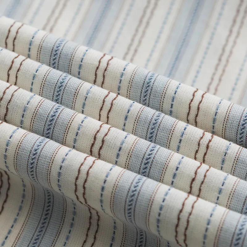 Fashionable Striped Cotton Shirt-4
