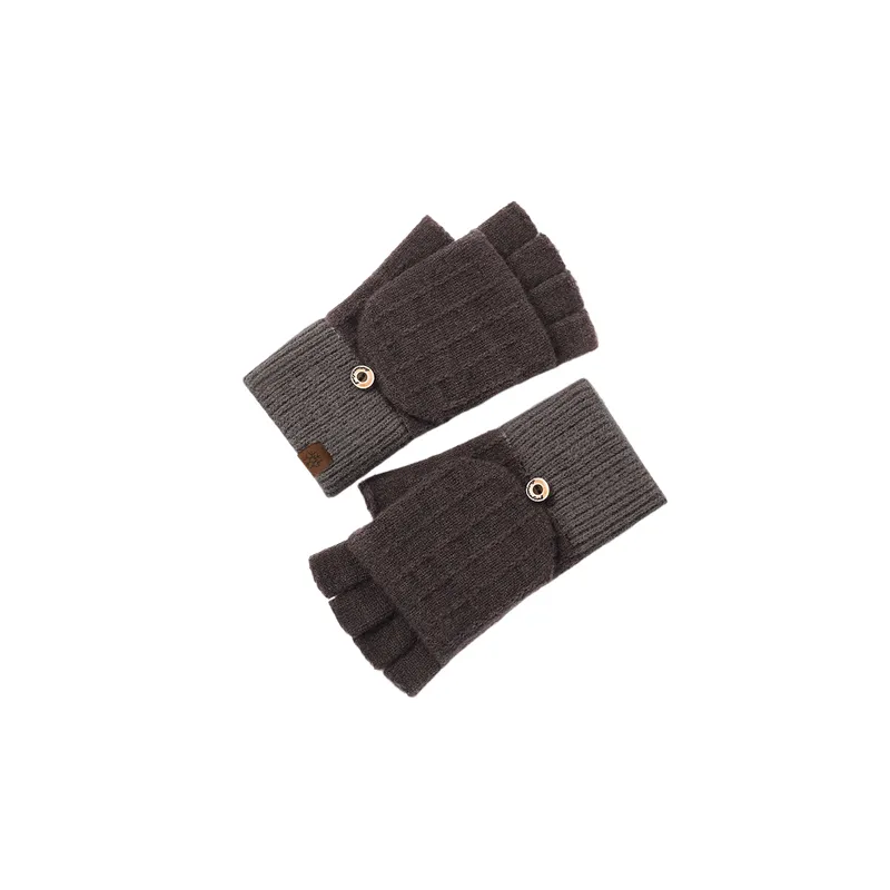 Basics Simple Knit Gloves-0