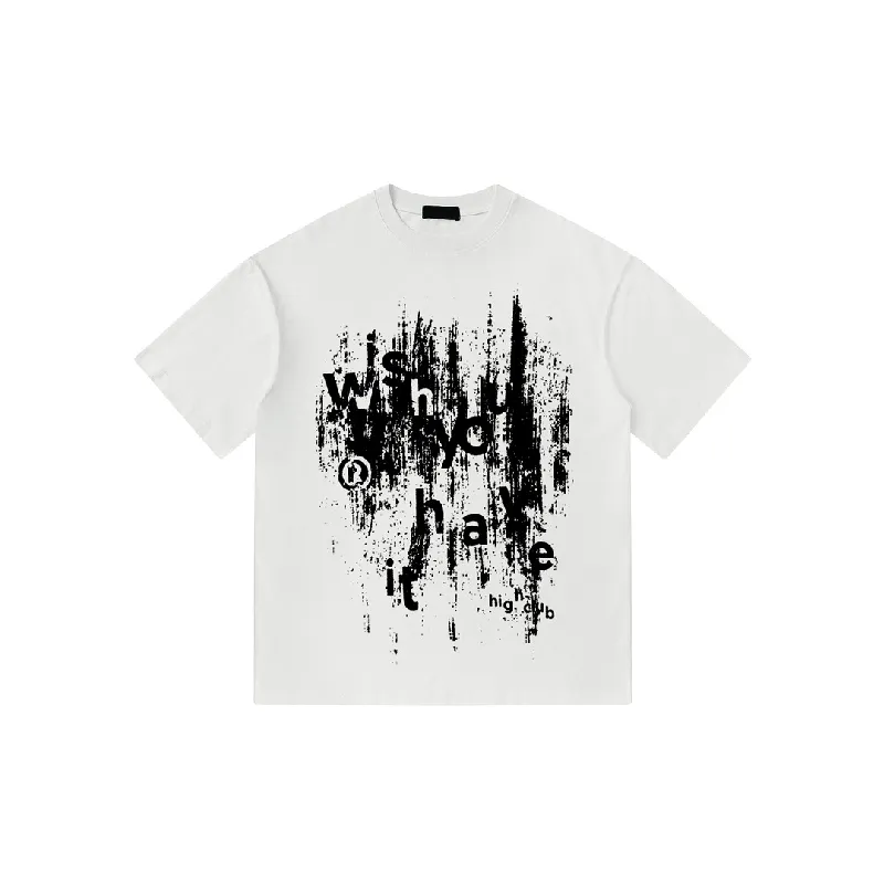 Fashion Loose 100% Cotton T-Shirt-0