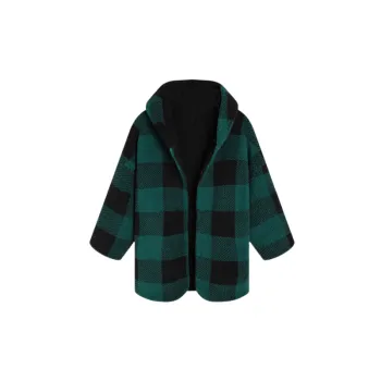 Casual Striped Thickened Bubble Fleece Knitwear Women