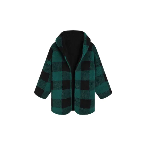 Casual Striped Thickened Bubble Fleece Knitwear Women