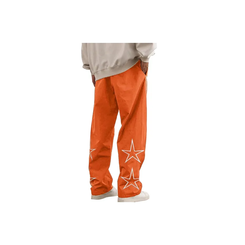 Retro Embroidery Casual Pants-3
