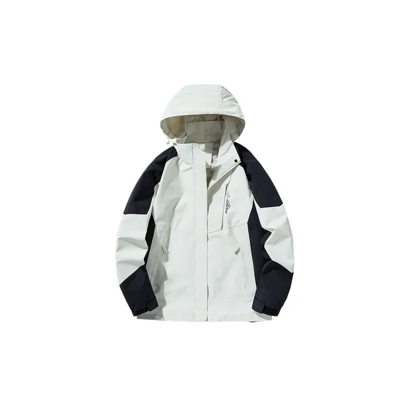 Fashionable Waterproof Loose Blended Synthetic Fabrics Outdoor Jacket-0