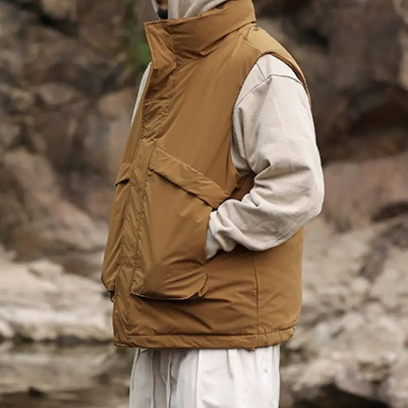Fashion Simple Polyester Vest-9