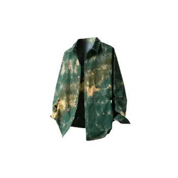 Retro Oil Painting Printed Long Sleeve Shirt