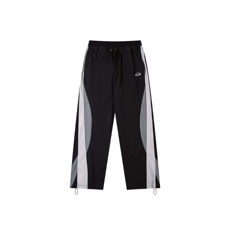 Simple Sporty Polyester Casual Pants-0