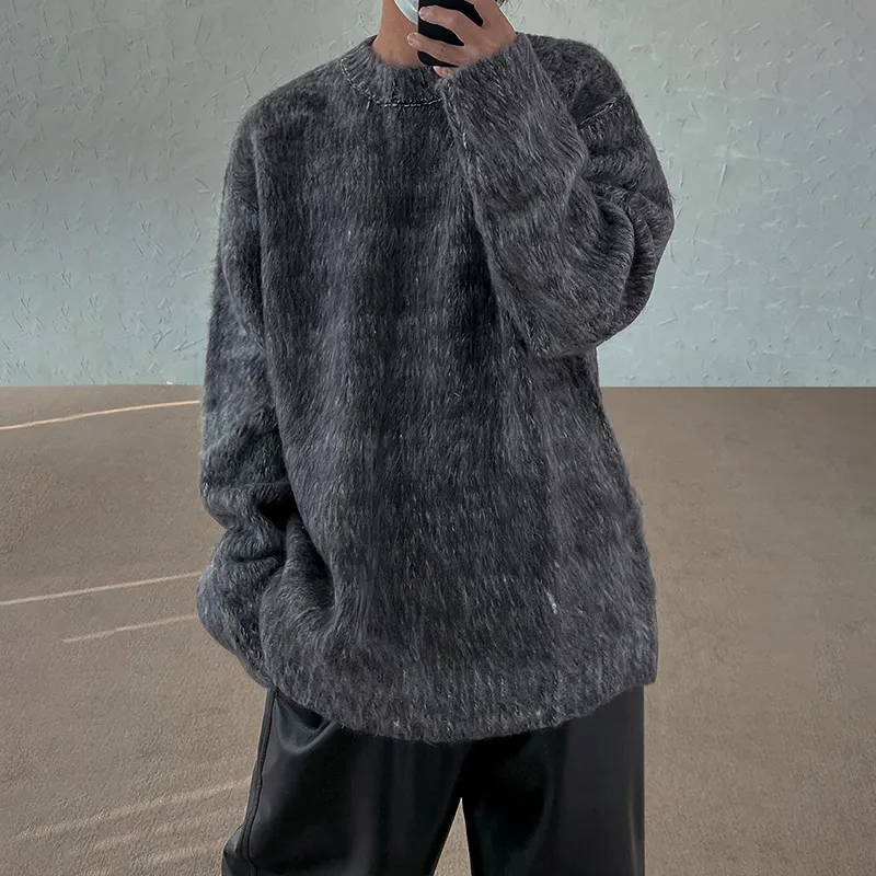 Loose Casual Acrylic Fibres Sweater-1