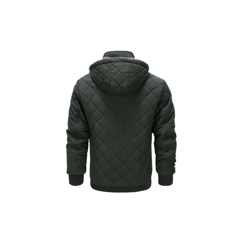 Casual Simple Warm Quilted Jacket-7