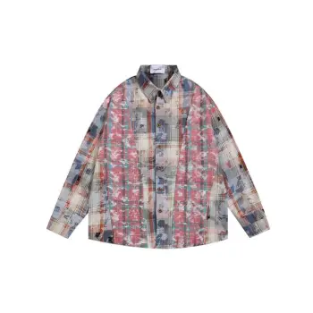 Retro Plaid Long Sleeve Shirt