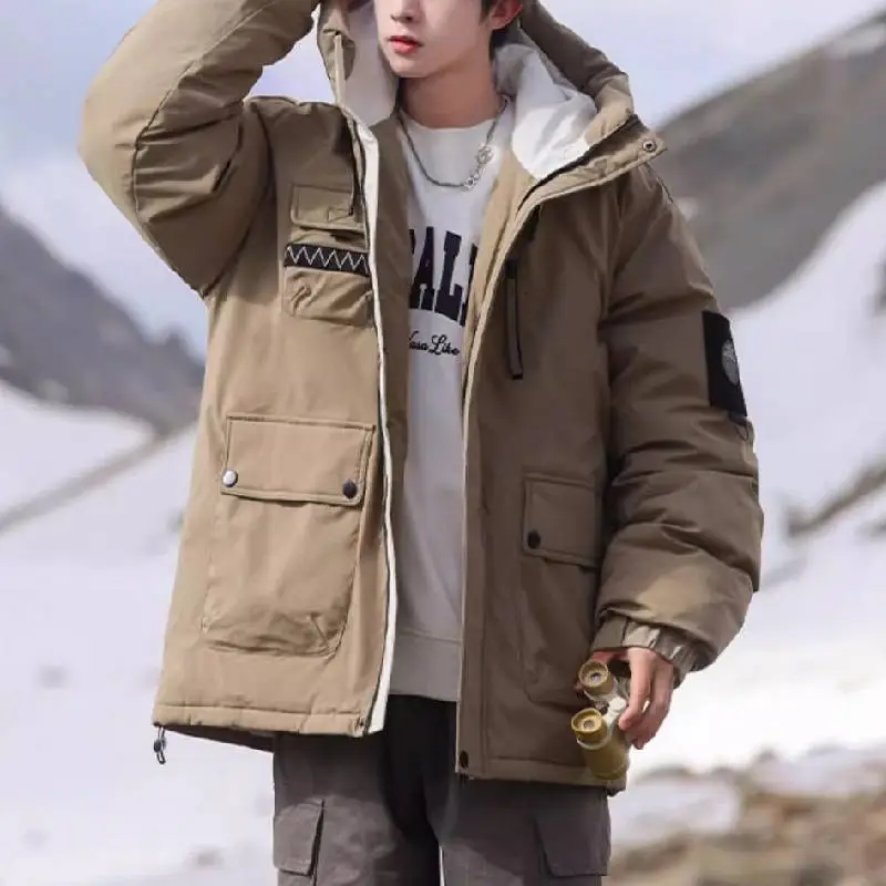 Loose Warming White Duck Down Jacket-12