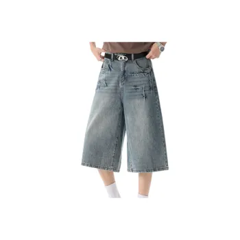 Retro Loose Denim Shorts