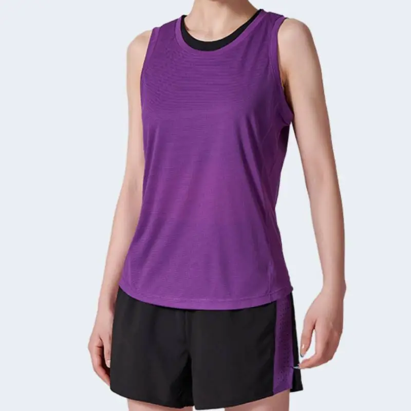 Sporty Loose Polyester Vest Women-5