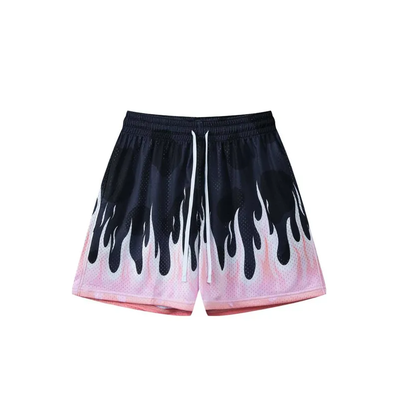 Graffiti Athleisure Retro Mesh Pants-0