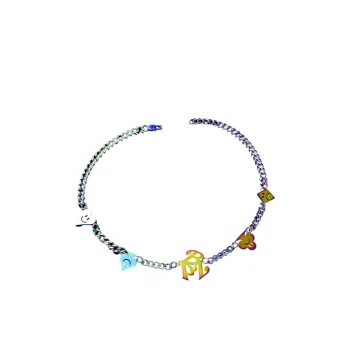 Titanium Steel Spades Necklace Cubac