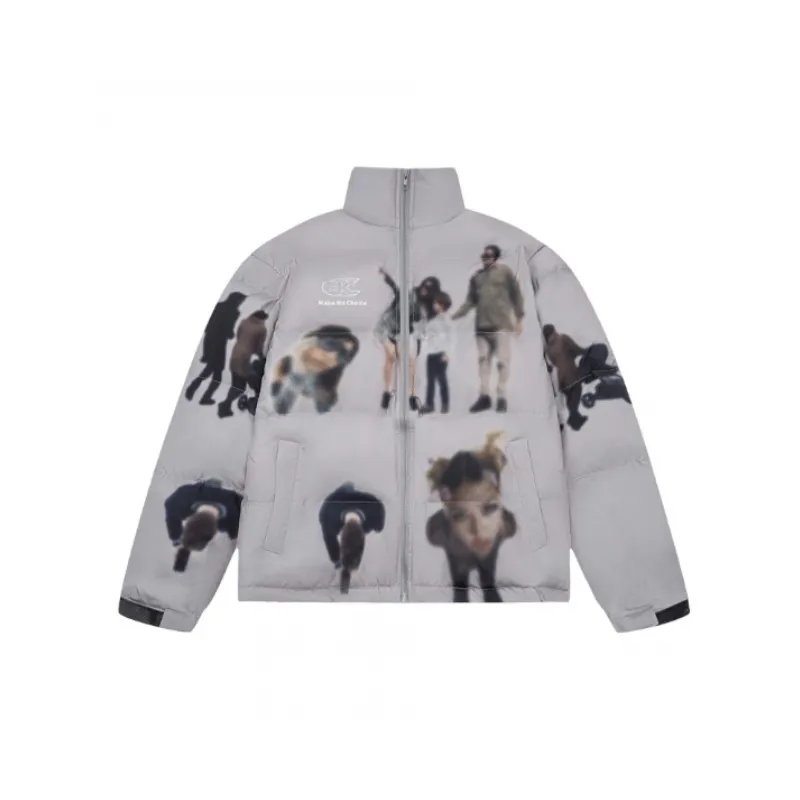 Fashionable Loose Quilted Jacket