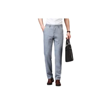 Casual Plain Cotton Blended Fabric Suit Trousers Unisex