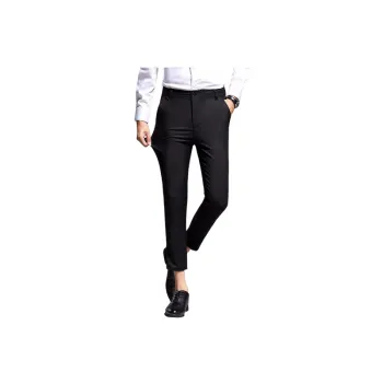 Fashionable Plain Polyester Suit Trousers