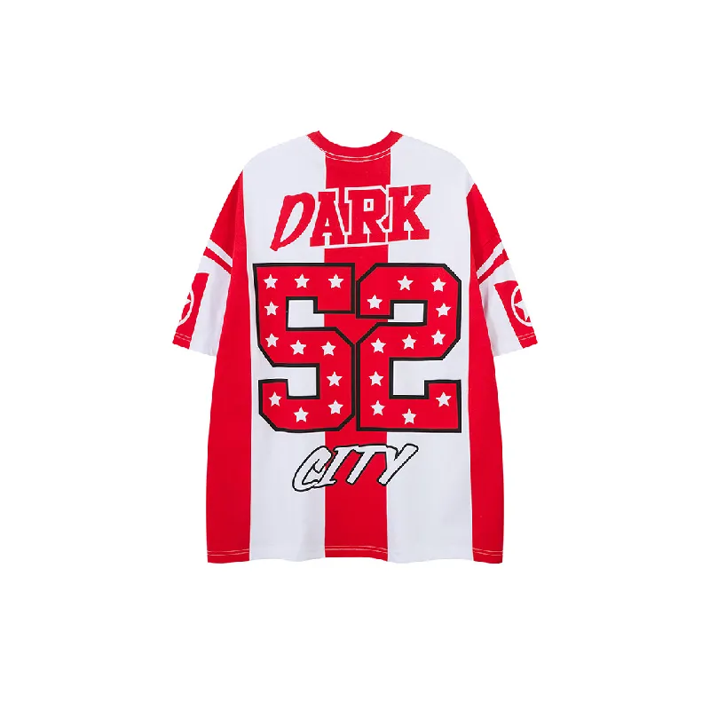Retro Loose Combed Cotton T Shirt-9