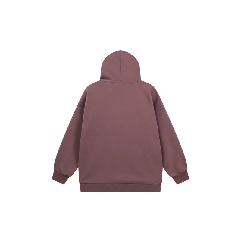 Retro Craft Loose Hooded Sweater Hoodie-1