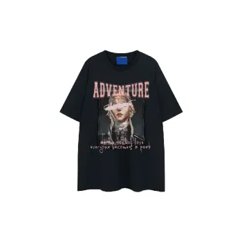 Retro Casual 100% Cotton T Shirt