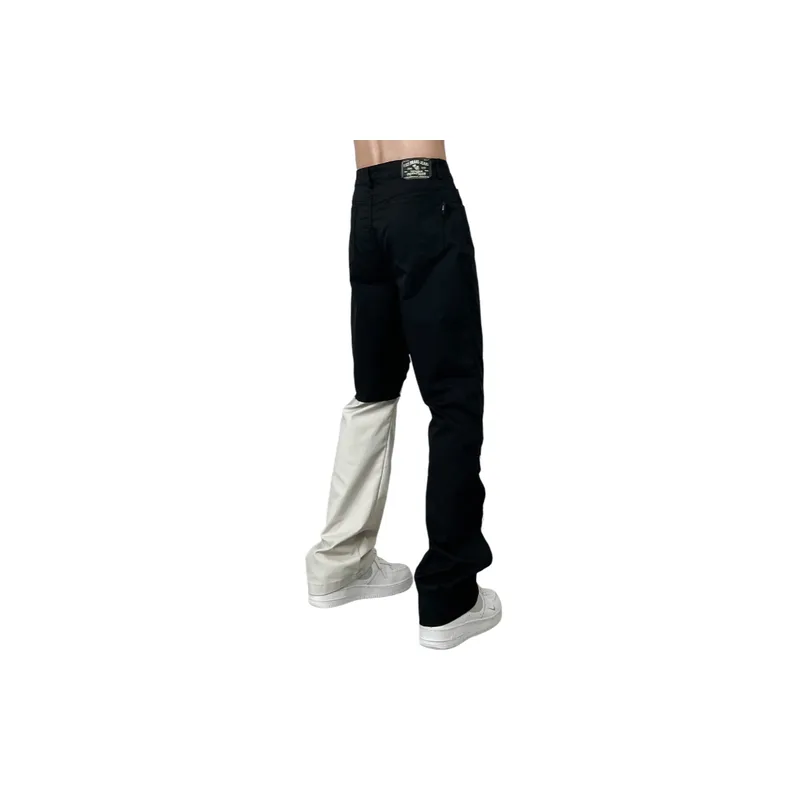 High Street Stitching Pants-2