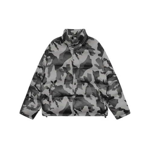 High Street Niche High-grade Sense Loose Camouflage Oversize Trendy Brand Cotton-padded Coat