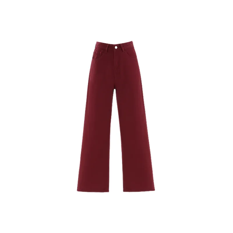 Casual Washed Jeans Women-4