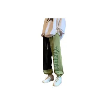 Casual Sports Pants with Stitching Details