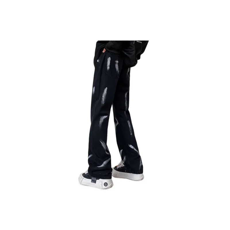 Design Sense Advanced Tie Dye Splash Ink Jeans-1