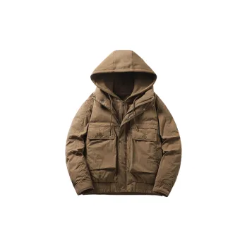 Casual Loose Cotton Blended Fabric Quilted Jacket