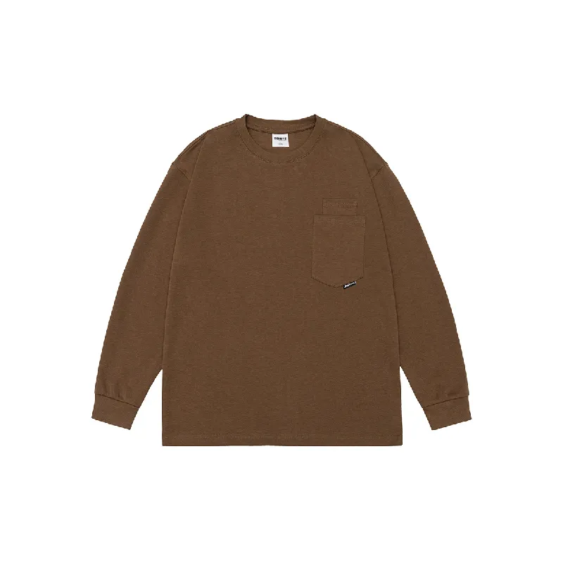 Casual Long Sleeve Blended Synthetic Fabrics T Shirt-2