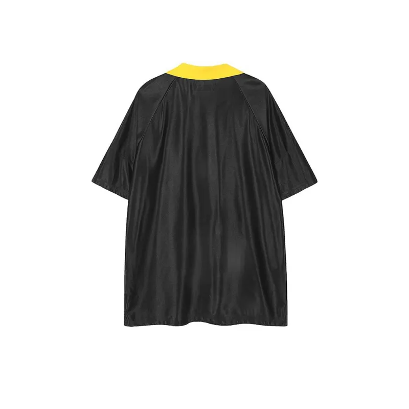 Loose Casual Embroidered Polo Shirt-1