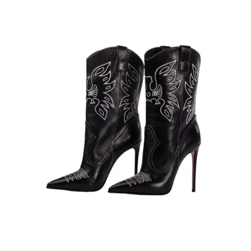 Fashion Embroidered Knee high Boots