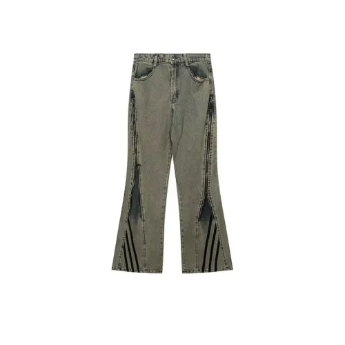 Loose Designer Zipper Jeans