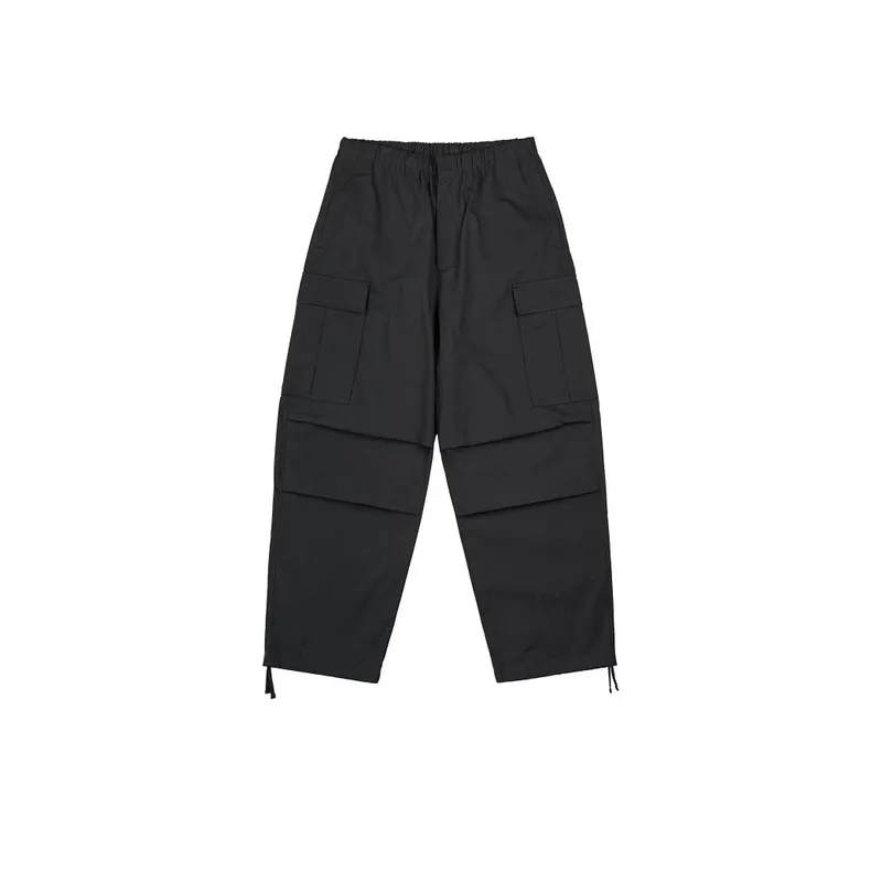 Elastic Loose Fit Tapered Jogger Pants-0