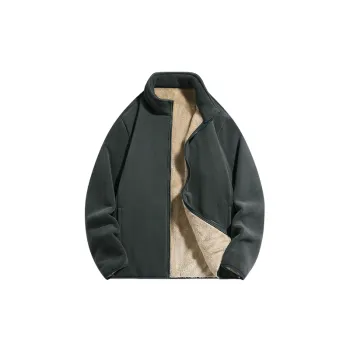 Casual Sporty Warming Velvet Jacket
