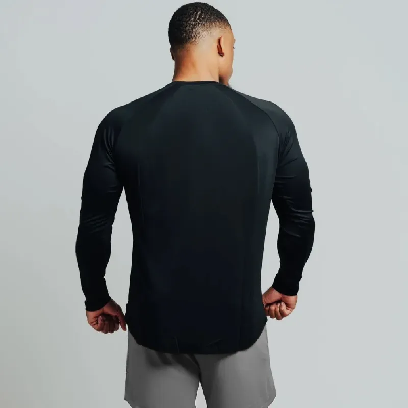 Simple Plain Blended Synthetic Fabrics T Shirt-3