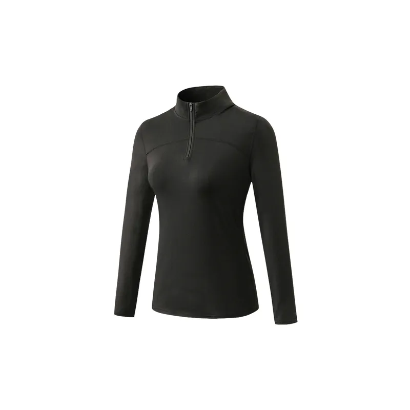 Sporty Long Sleeve Polyester Fitness Clothing Women-0