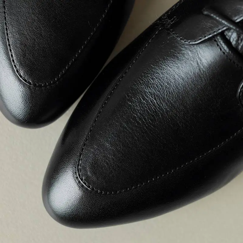 Retro Plain Ankle Boots-3