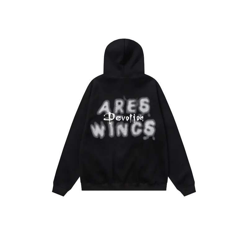 Spider Print Hoodie-5