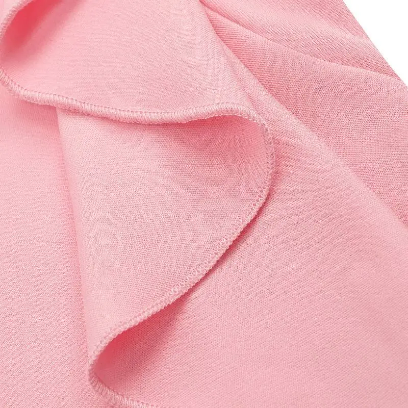 Casual Plain Polyester Dress Women-7