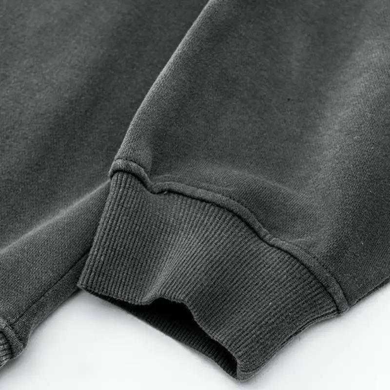 Fashion Washed Cotton Sweatshirt-9