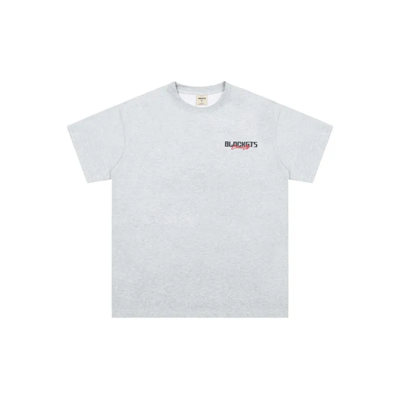 Fashion Loose Cotton Blended Fabric T Shirt-0