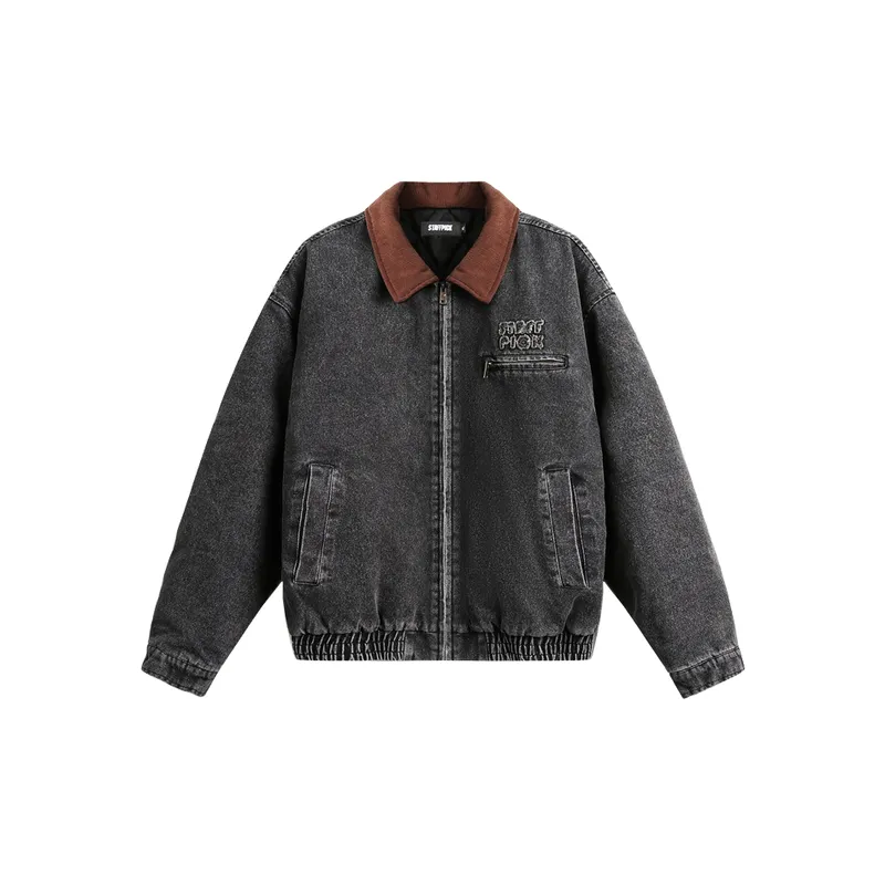 Retro Warm Denim Jacket-0