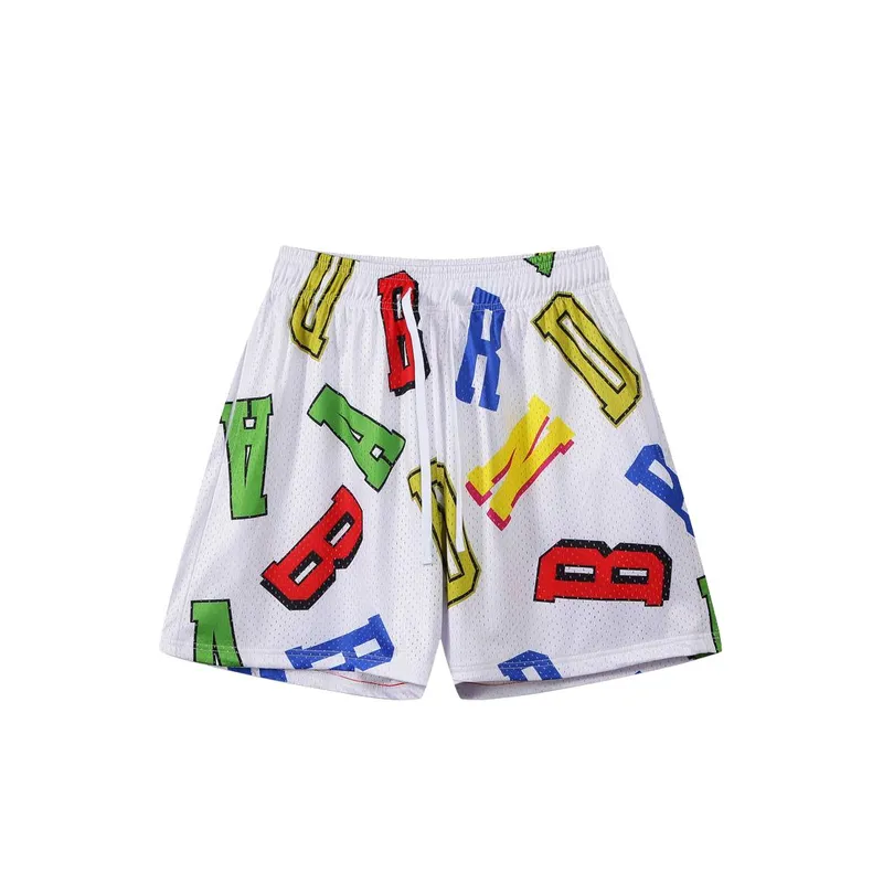 Graffiti Breathable Double Layer Shorts-0
