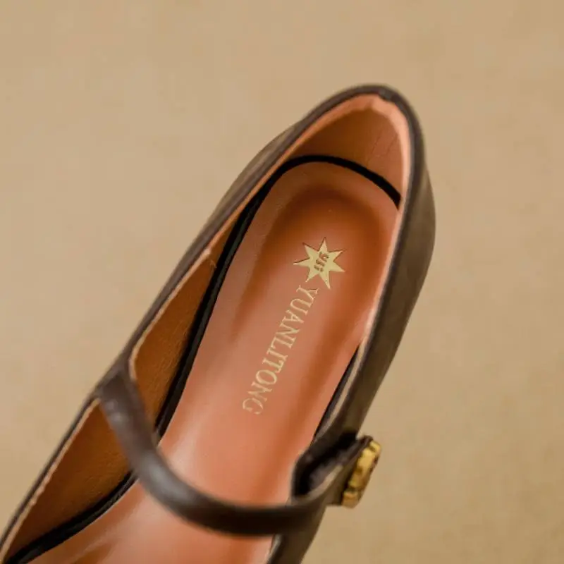 Retro Fashionable Mary Jane Shoes-6