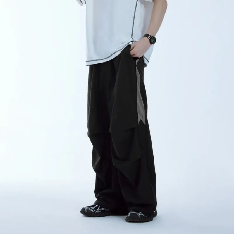 Fashion Zipper Nylon Casual Pants-12