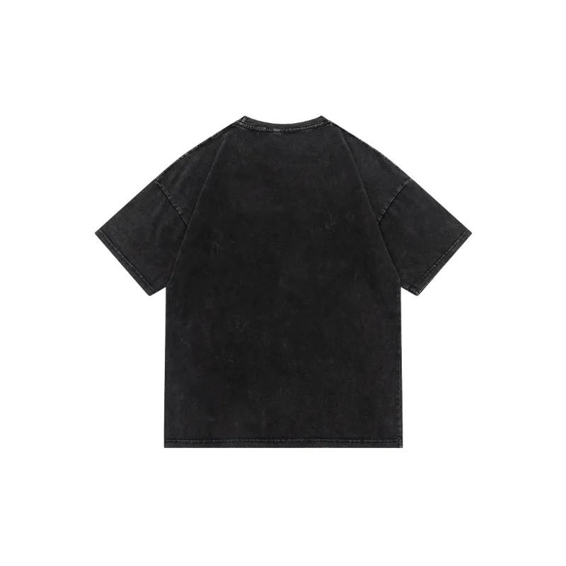 Basics Loose Cotton Blended Fabric T Shirt Unisex-1