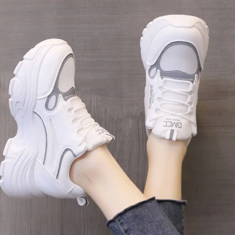 Casual Breathable Chunky Sneakers-2