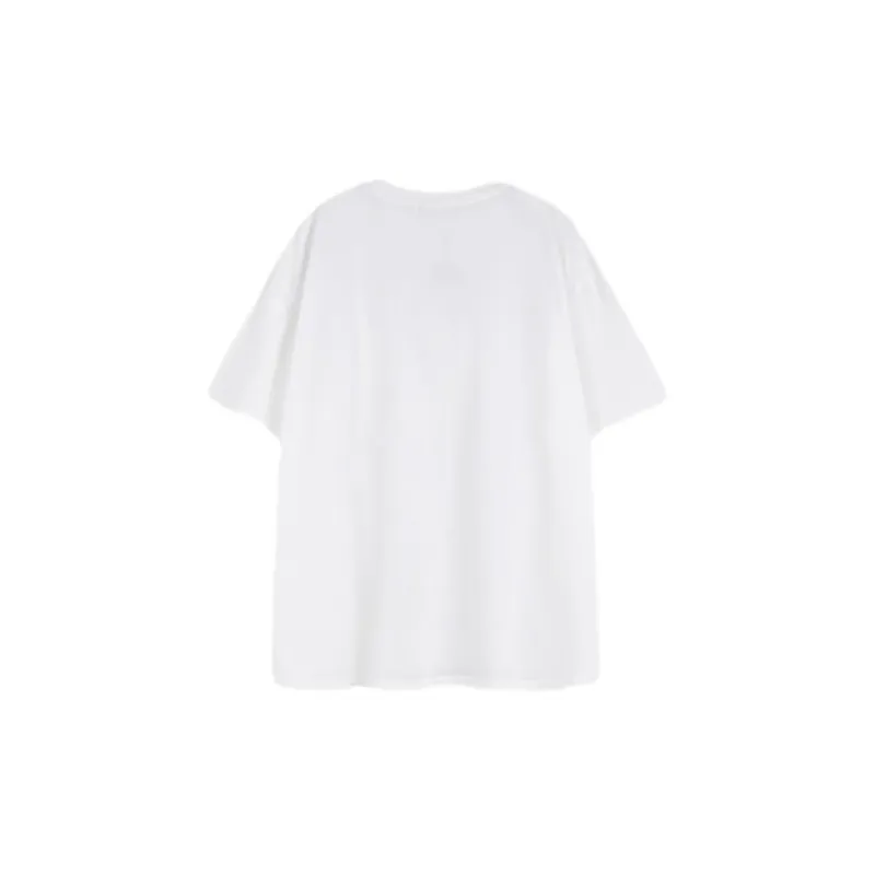 Retro Hiphop Distressed Short Sleeved T Shirt-7